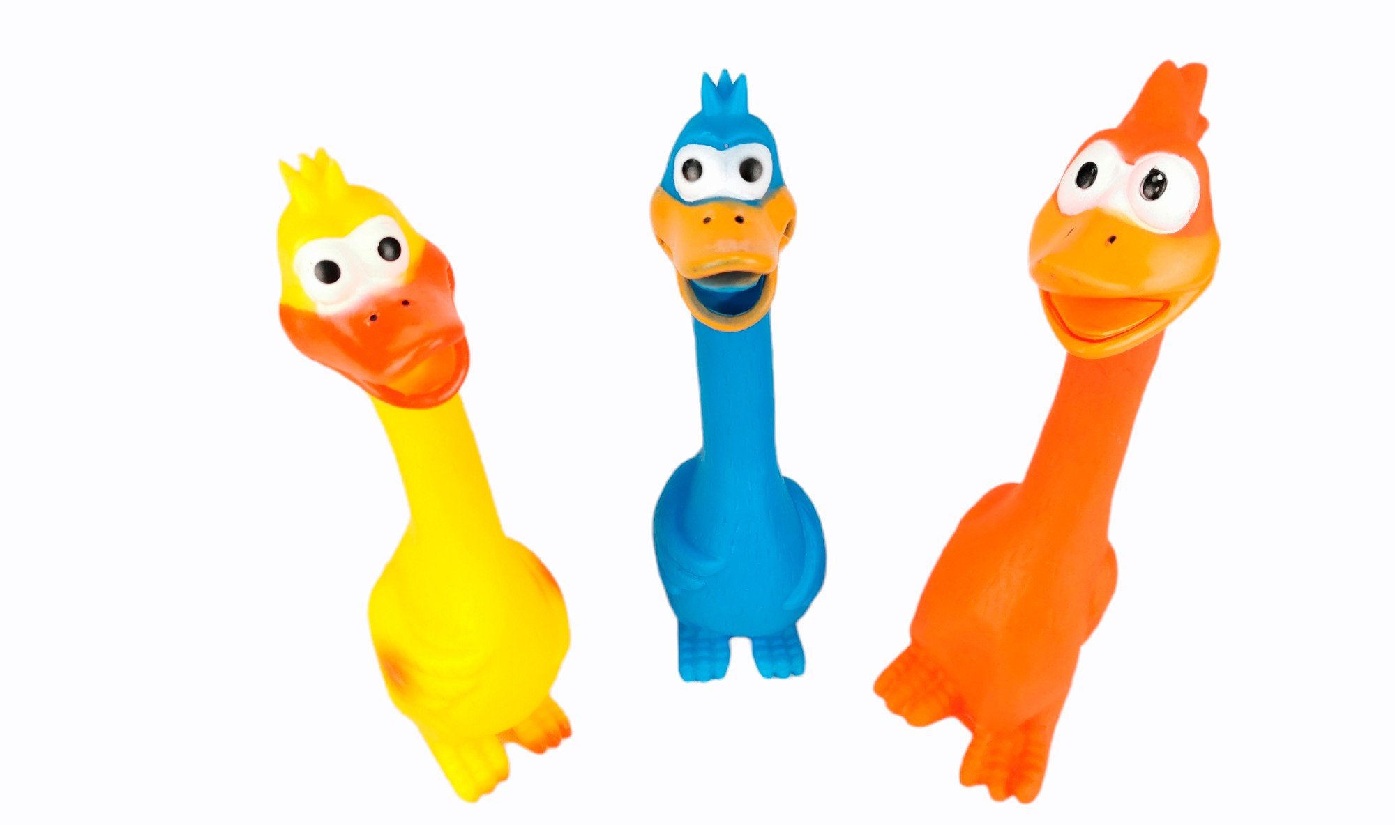 Jouet en latex poulet funny 28 cm Moly | Résistant, sonore et ludique pour chiens