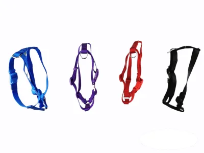 Harnais nylon lisse ajustable 30-50 cm x 1,5 cm