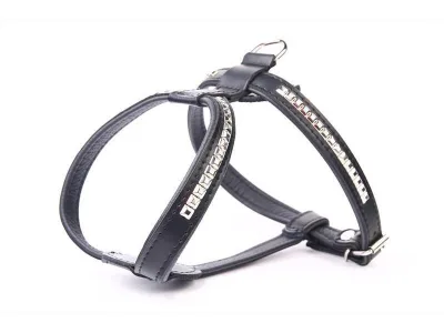 Harnais Cuir Luxury Clous 90 cm
