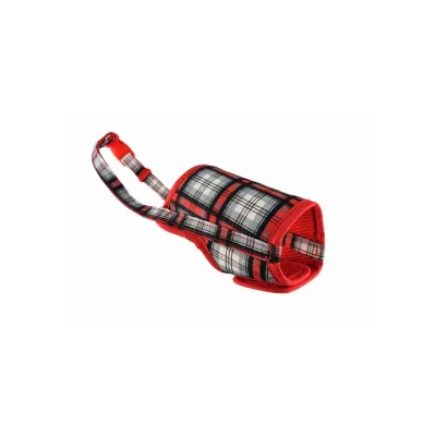 Muserolle Deluxe Écossaise Taille S Moly | Douce, Respirante et Ajustable pour Chiens Petits