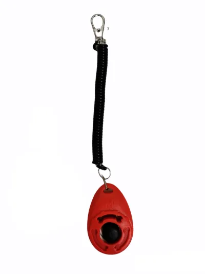 Clicker Training Moly avec mousqueton | Outil d'éducation précis et facile à utiliser