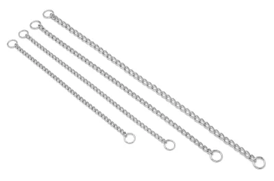 Collier chaine chromée 65cm x 3,5mm