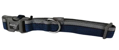 Collier Moly en néoprène avec nylon réfléchissant T-L