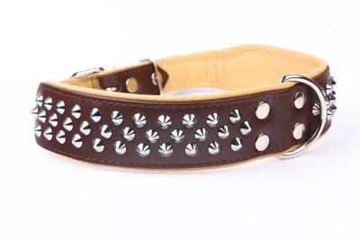 Collier cuir luxury clavo 75 cm