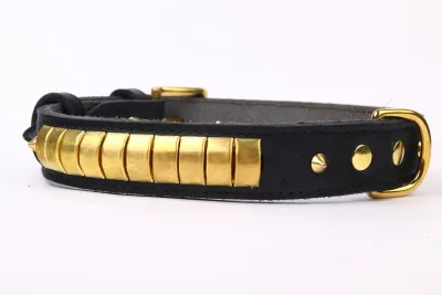 Collier cuir luxury design 65 cm