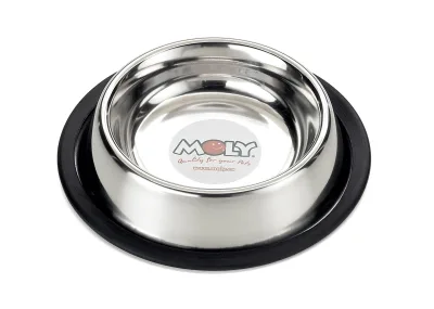 Gamelle acier inoxydable antidérapante 12 cm 0,22 l