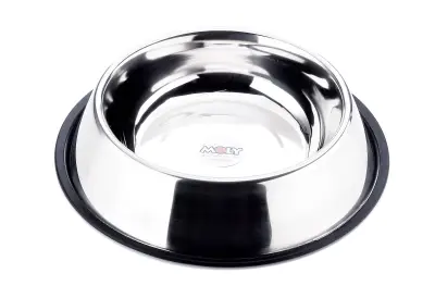 Gamelle acier inoxydable anti-basculement 25 cm 2,35 l