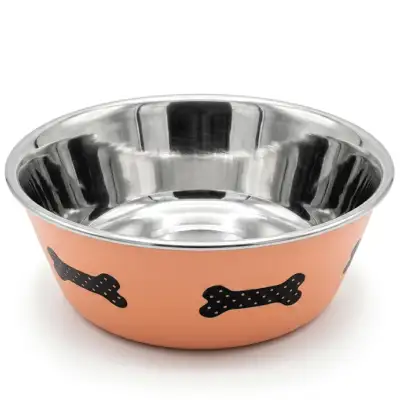 Gamelle en acier inoxydable Moly pour chats 14,5 cm avec base antidérapante