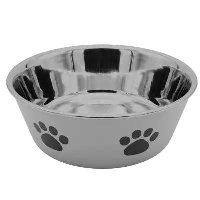 Gamelle inox Moly pour chats 14,5 cm avec base antidérapante