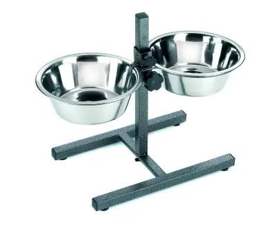 Gamelle double réglable 25cm 2 x 2,6 l