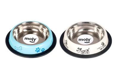 Gamelle pour chat acier Draw 12 cm 0,22L