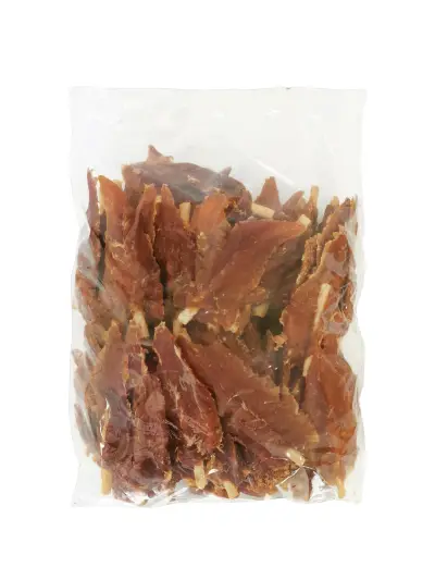 Dental Stick en vrac 1 kg Moly | Peau de bœuf naturelle et blanc de poulet | Friandise dentaire pour chiens