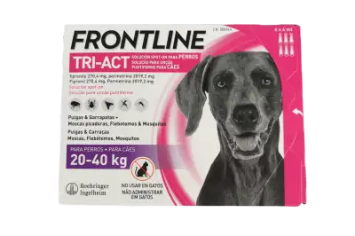 FRONTLINE TRI-ACT 10-20 KG (M) 6 pipettes