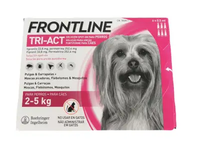 Frontline Tri-Act 2-5 kg XS 6 pipettes