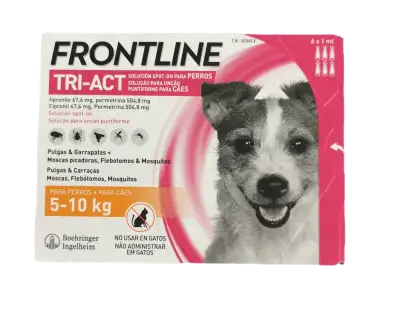 FRONTLINE TRI-ACT 5-10 KG 6 pipettes