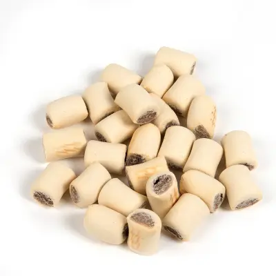 Biscuits Mini Rolls de Moelle 200 g | Snack Fourré et Croquant pour Chiens – Moly