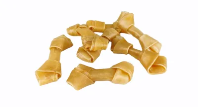 Os à nœud 20 cm en lot de 10 | Snack naturel et résistant pour chiens – Moly