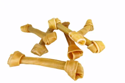 Os à Nœud 26 cm en Lot de 10 | Friandise Naturelle et Résistante pour Chiens – Moly