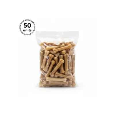 Os pressés 8 cm en lot de 50 unités | Friandise naturelle pour petits chiens – Moly