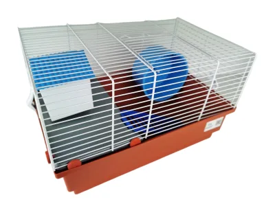 Cage Hamster 2 Niveaux 40x27x24 cm