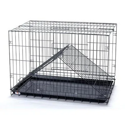 Cage Métallique Moyenne pour Chiens 78x48x55 cm Moly | Robuste, Sécurisée et Pliable