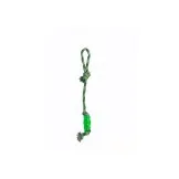 Lanceur TPR/Algodon 50 cm Green Moly | Jouet Résistant pour Lancer, Tirer et Mordre