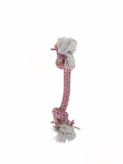 Mordedor 2 Nœuds Autumn 26 cm Extra Épais Moly | Corde Résistante pour Chiens à Forte Morsure
