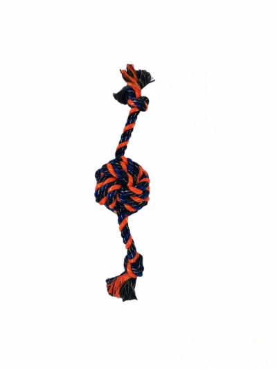 Mordeur Fil Dentaire avec Balle Hippychic Moly | Jouet Nettoyant Dents pour Chiens Actifs