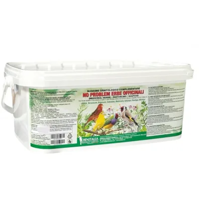 Ornitalia No Problem Indigeni 2 kg – Pâte d'Élevage Premium pour Chardonnerets, Verdier, Bruants et Oiseaux Exotiques Européens
