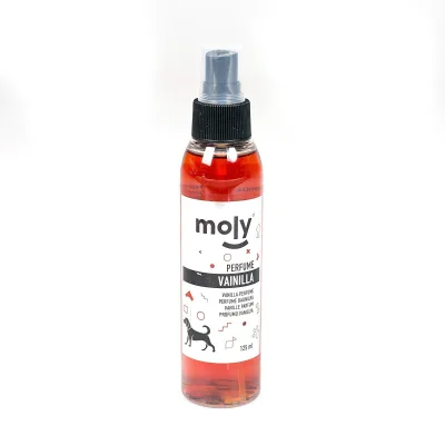 Parfum pour Chiens Arôme Vanille 125 ml Moly | Fragrance Douce, Durable et Adaptée aux Peaux Sensibles