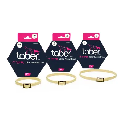 Collier antiparasitaire Taberdog permetrine 75 cm