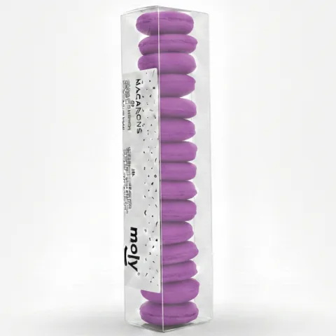 Détail texture moelleuse macaron pour chiens Moly