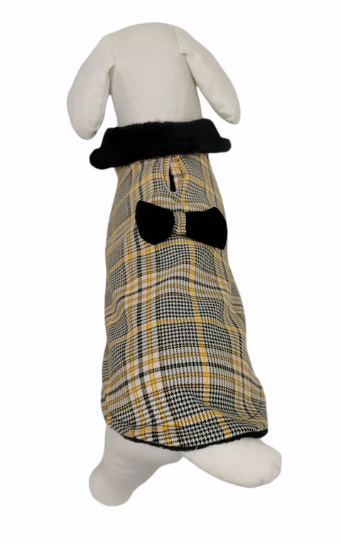 Détail du tissu imperméable du manteau Biel T-XS