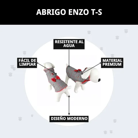 Manteau Enzo T-S plié montrant sa facilité d'entretien