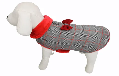 Détail de la doublure intérieure douce du manteau Enzo T-XXS