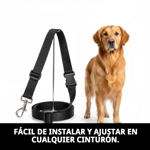 Utilisation de l'attache ceinture de sécurité en voiture avec chien