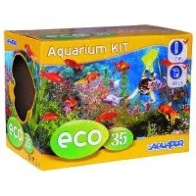 Acuarium cristal noir 20 litres 40x20x25 cm