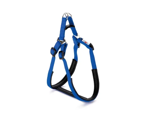 Détail du harnais nylon confort avec réglage ergonomique pour chiens