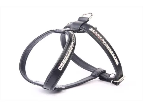 Harnais Cuir Luxury Clous 90 cm