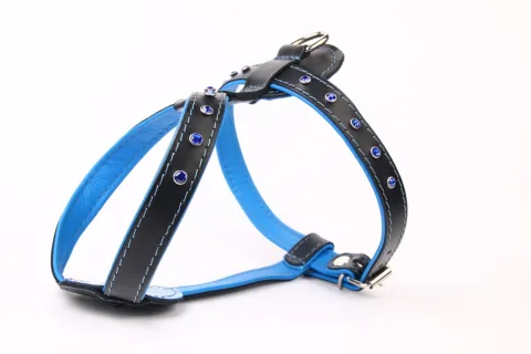 Harnais Cuir Luxury Cristal 60 cm