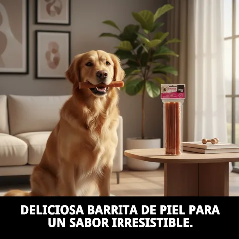 Snack masticable long de 25 cm pour hygiène dentaire canine