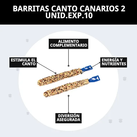 Canaris actifs et en bonne santé grâce aux barres Compa Pattes