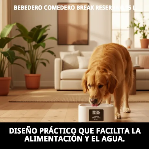 Bebedero comedero Break Reserva en environnement domestique
