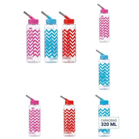 Abreuvoir pour rongeurs Moly Zig Zag 320 ml avec bec antigoutte - lot de 12