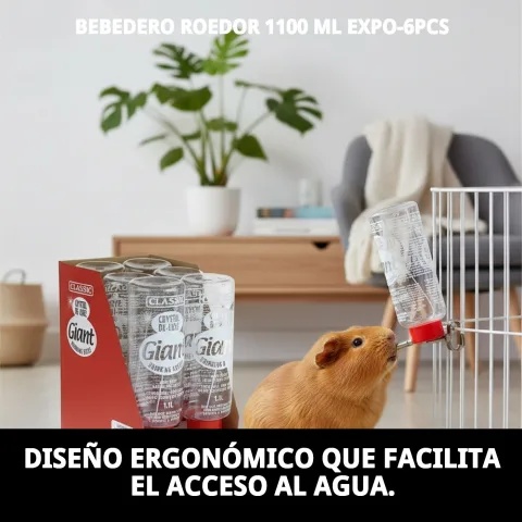 Abreuvoir adapté aux hamsters et autres petits rongeurs