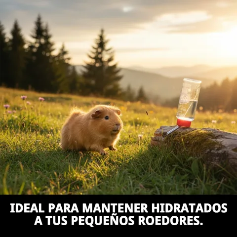 Capacité de 320 ml de l'abreuvoir pour petits animaux