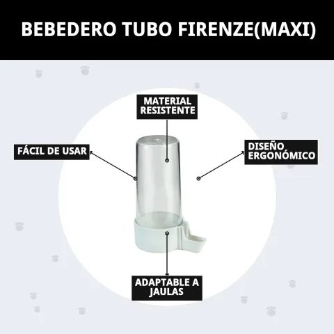 Emballage et livraison de l'Abreuvoir Tube Firenze Maxi par Compa Pattes
