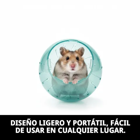 Utilisation sous surveillance de la boule d exercice pour hamster