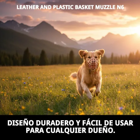 Matériau plastique résistant de la muserolle N6