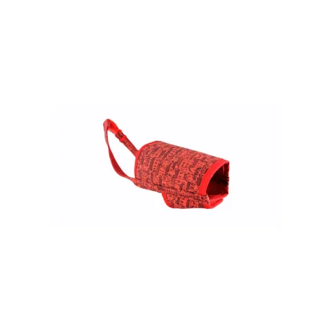 Sangles réglables de la muselière deluxe casitas rojas T-L